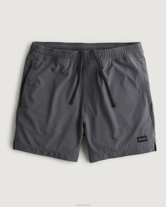 Hollister Mænd hybrid shorts 5'' 2H8Z1101 bunde mørkegrå
