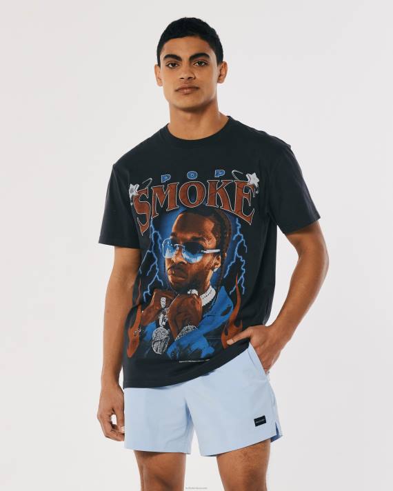 Hollister Mænd hybrid shorts 5\'\' 2H8Z1102 bunde lyseblå