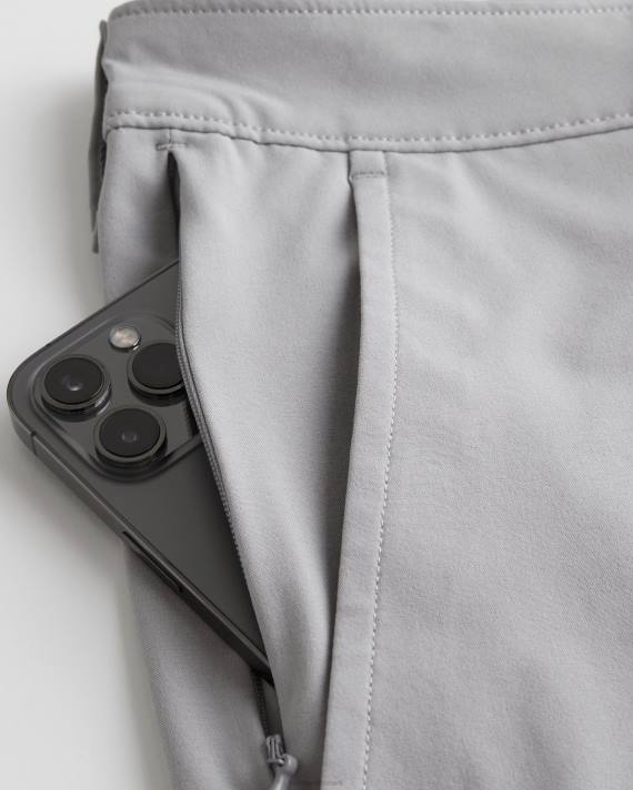 Hollister Mænd hybrid shorts 7\'\' 2H8Z1224 bunde lysegrå