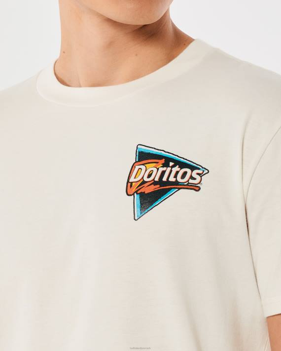 Hollister Mænd afslappet doritos cool ranch grafisk t-shirt 2H8Z1007 toppe off white-doritos
