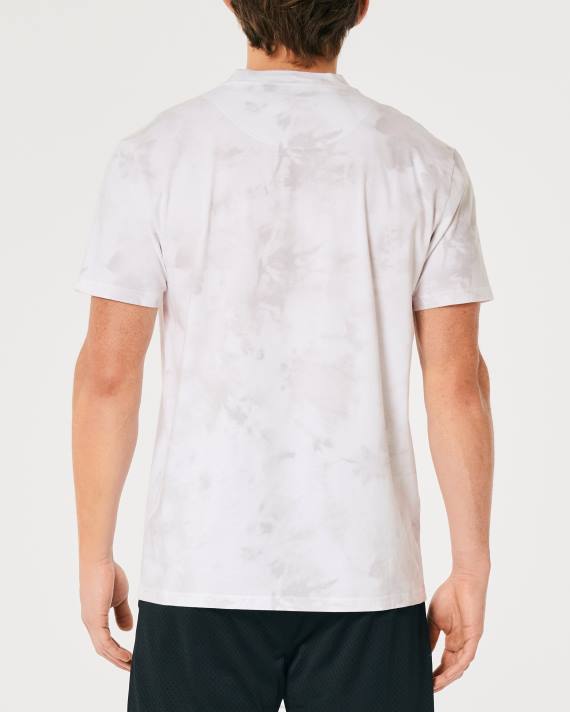 Hollister Mænd afslappet svampebob firkantet grafisk t-shirt 2H8Z962 toppe hvid tie-dye