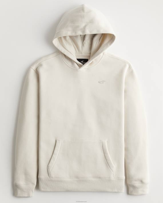 Hollister Mænd logo ikon hættetrøje 2H8Z941 toppe fløde