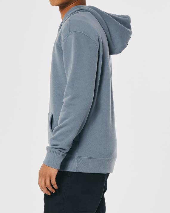 Hollister Mænd pullover hættetrøje 2H8Z1066 toppe skifer