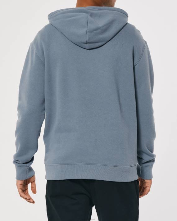 Hollister Mænd pullover hættetrøje 2H8Z1066 toppe skifer