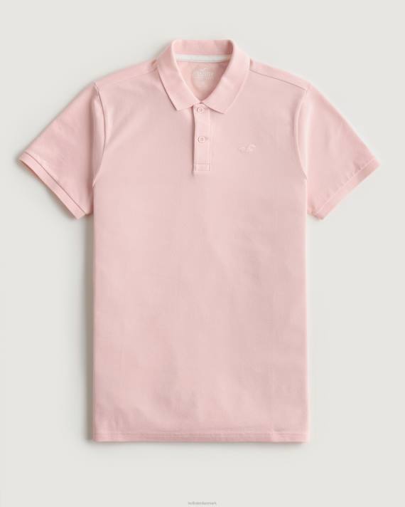Hollister Mænd logo ikon polo 2H8Z1057 toppe lyserød