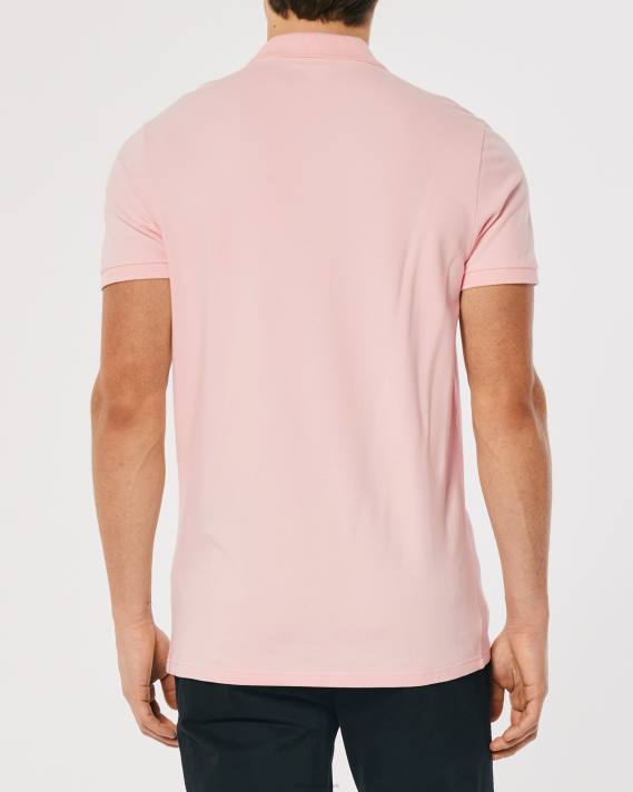 Hollister Mænd logo ikon polo 2H8Z1057 toppe lyserød