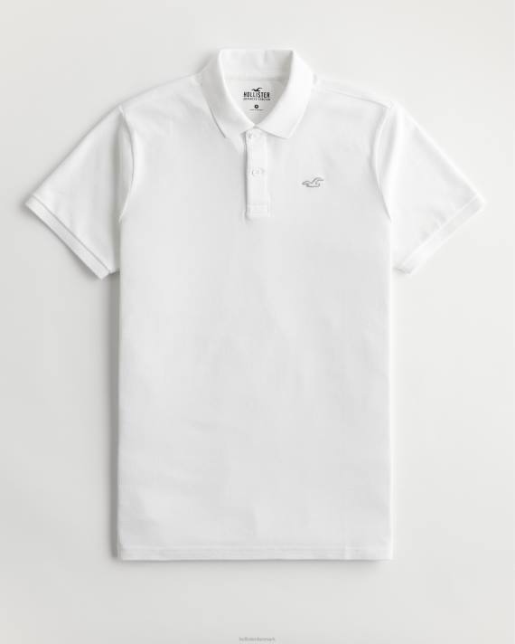 Hollister Mænd logo ikon polo 2H8Z795 toppe hvid