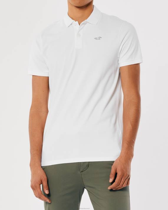 Hollister Mænd logo ikon polo 2H8Z795 toppe hvid