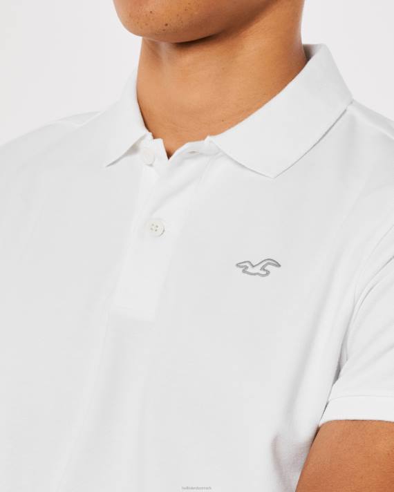 Hollister Mænd logo ikon polo 2H8Z795 toppe hvid