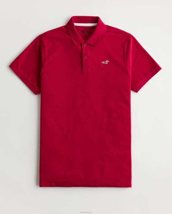 Hollister Mænd logo ikon polo 2H8Z802 toppe rød