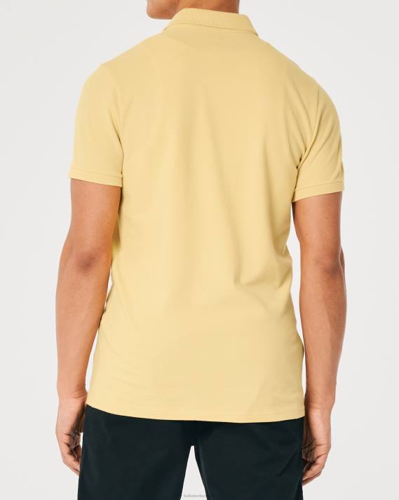 Hollister Mænd logo ikon polo 2H8Z945 toppe gul