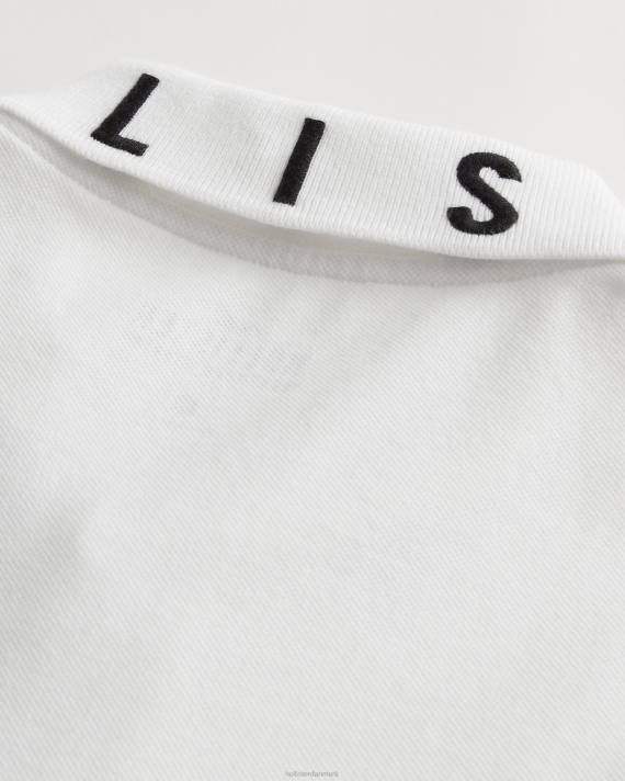 Hollister Mænd logo krave polo 2H8Z833 toppe hvid