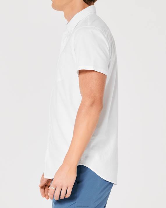 Hollister Mænd kortærmet oxford skjorte 2-pak 2H8Z913 toppe multi