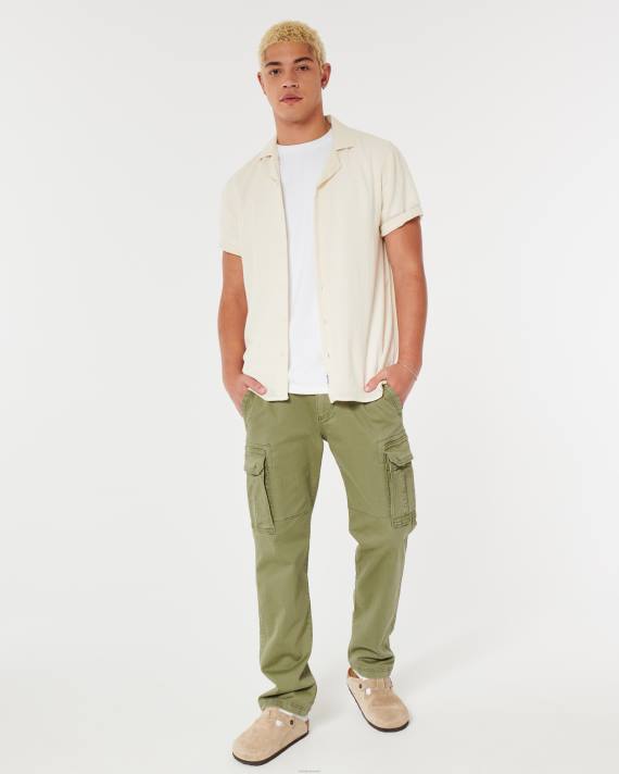 Hollister Mænd afslappet kølende t-shirt 2H8Z838 toppe mørkegrå