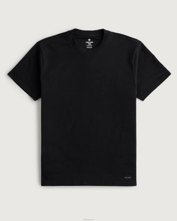 Hollister Mænd afslappet kølende t-shirt 2H8Z860 toppe sort