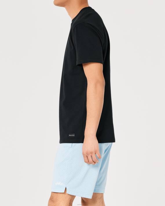 Hollister Mænd afslappet kølende t-shirt 2H8Z860 toppe sort