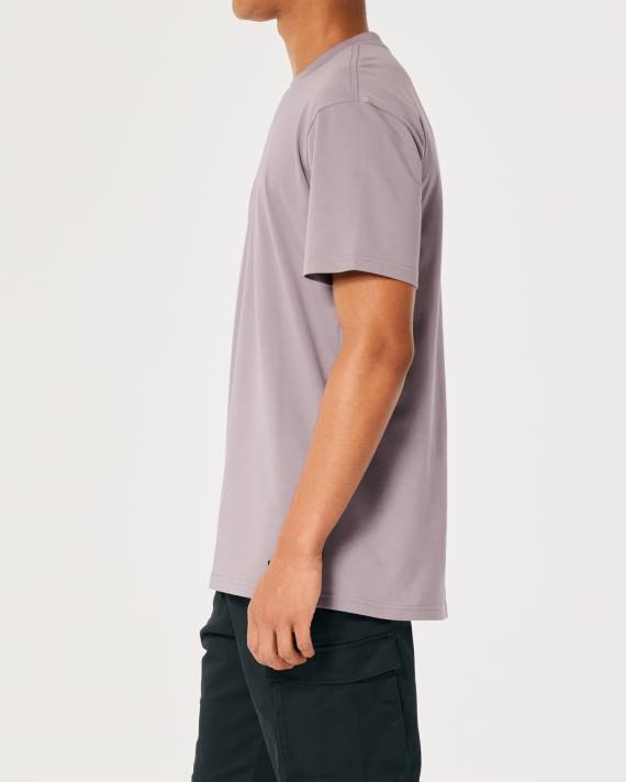 Hollister Mænd afslappet kølende t-shirt 2H8Z950 toppe lilla