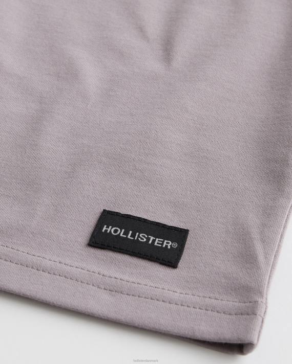 Hollister Mænd afslappet kølende t-shirt 2H8Z950 toppe lilla