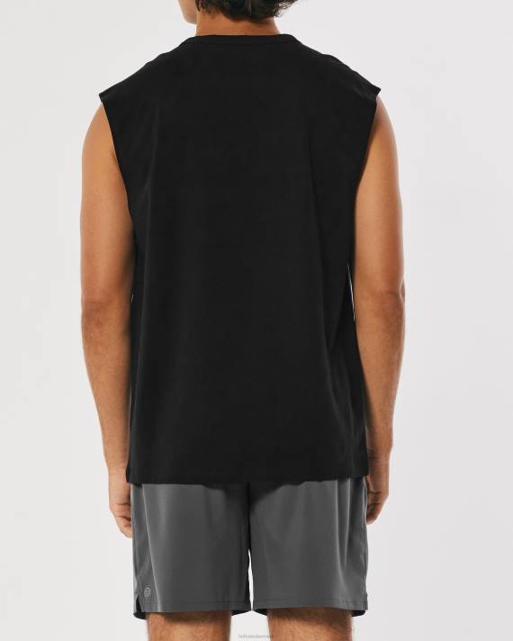Hollister Mænd gilly hicks active essentials muskeltank 2H8Z1083 toppe sort
