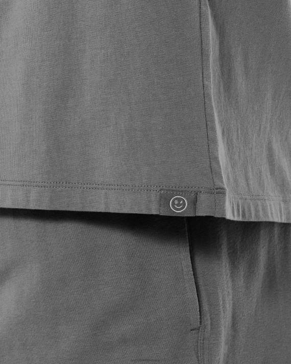 Hollister Mænd gilly hicks active essentials oversized crew t-shirt 2H8Z977 toppe mørkegrå