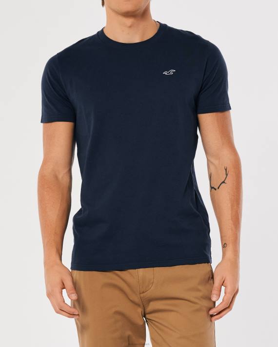 Hollister Mænd logo ikon besætning t-shirt 2H8Z794 toppe flåde