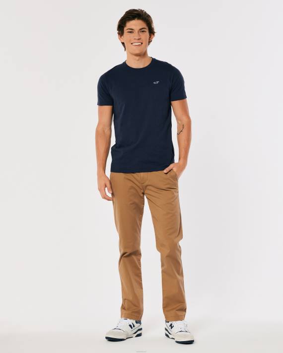 Hollister Mænd logo ikon besætning t-shirt 2H8Z794 toppe flåde