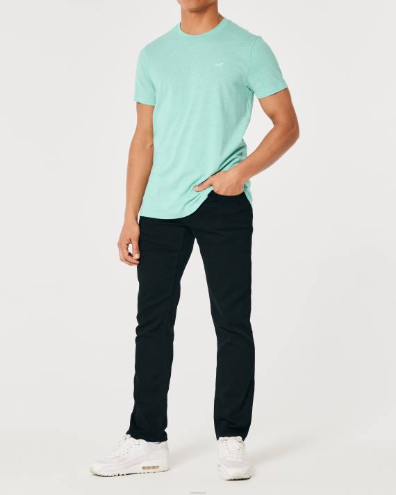 Hollister Mænd logo ikon besætning t-shirt 2H8Z852 toppe lyngmynte