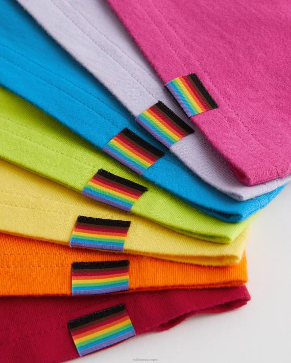 Hollister Mænd pride logo crew t-shirts 2H8Z74 toppe multi 7 lys