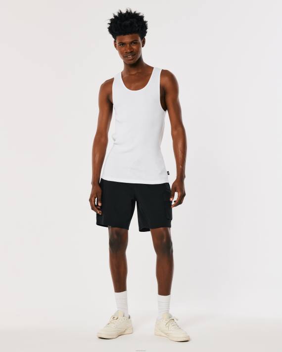 Hollister Mænd ribbet tank 2H8Z898 toppe hvid