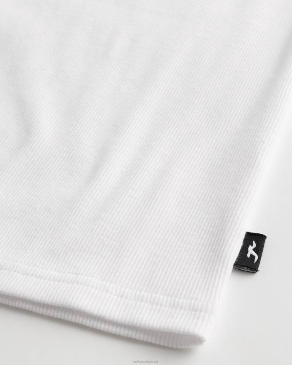 Hollister Mænd ribbet tank 2H8Z898 toppe hvid