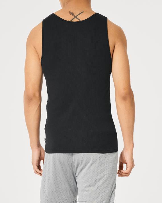 Hollister Mænd ribbet tank 2H8Z922 toppe sort