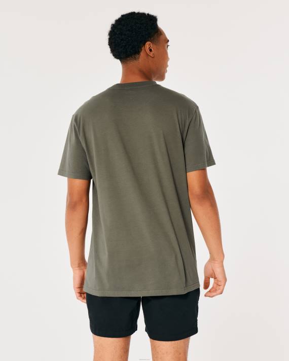 Hollister Mænd t-shirt med bomuldslogo 2H8Z882 toppe sort