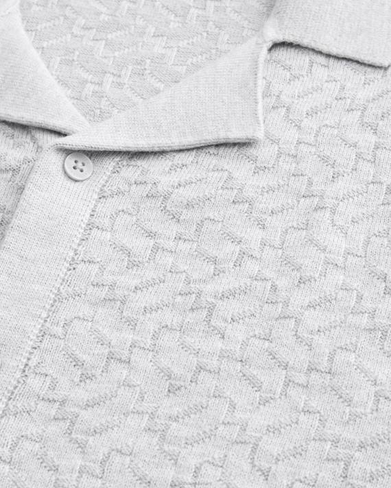 Hollister Mænd afslappet kortærmet trøje 2H8Z1030 toppe lys gråmeleret