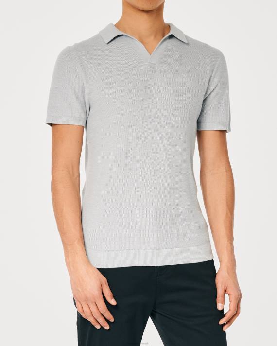 Hollister Mænd johnny krave sweater polo 2H8Z792 toppe grå