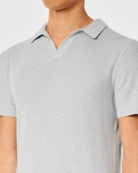 Hollister Mænd johnny krave sweater polo 2H8Z792 toppe grå